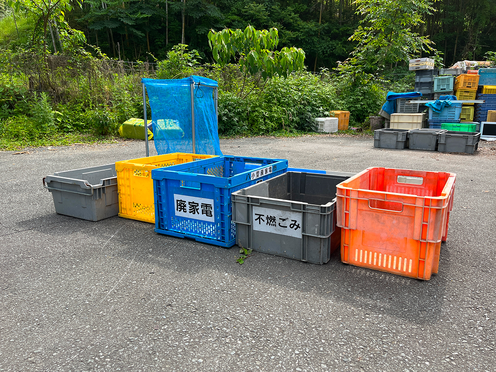 資源物回収容器・設置回収洗浄